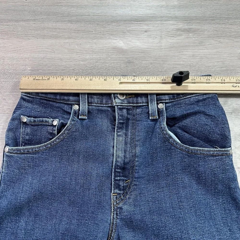 Levis SilverTab Mom Jean Jeans Womens 27x27 Blue High Rise Tapered Leg‎ Denim - Picture 7 of 15
